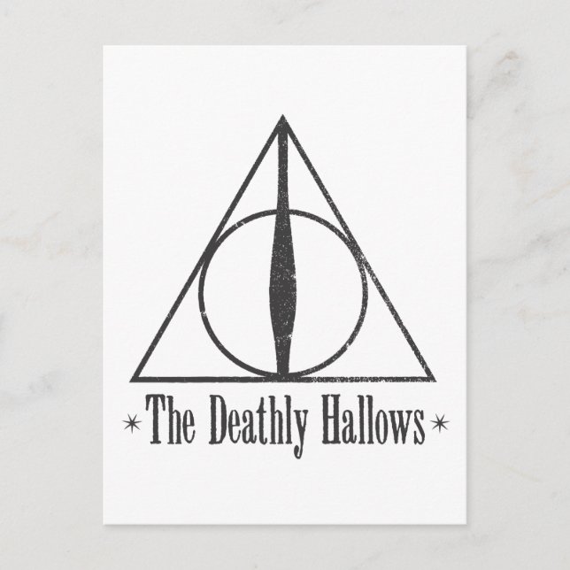 Harry Potter | The Deathly Hallows Emblem Vykort (Framsida)