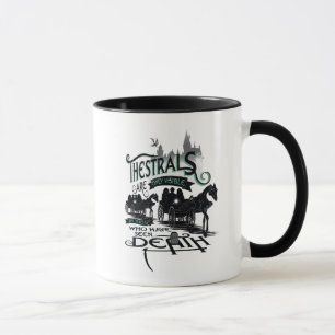 Harry Potter Thestrals Typografi Grafik Mugg