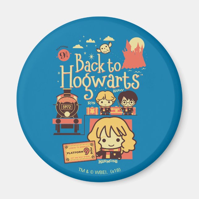 HARRY POTTER™ | TILLBAKA TILL HOGWARTS™ MAGNET (Framsidan)