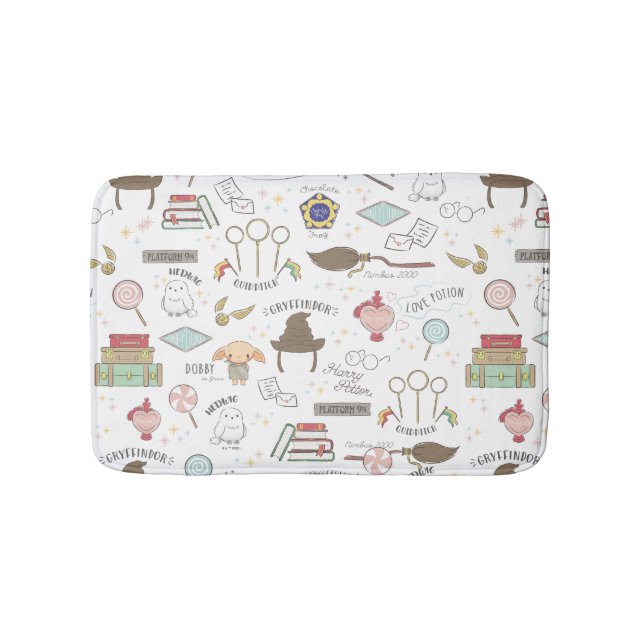 HARRY POTTER™ Tiny Magic Pattern Badrumsmatta (Framsidan)