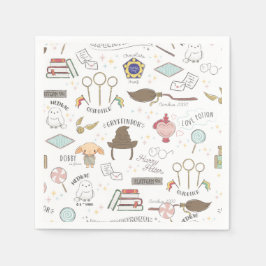 HARRY POTTER™ Tiny Magic Pattern Pappersservett