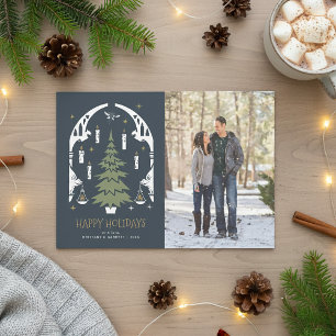 HARRY POTTER™ Träd - God Jul - Foto Julkort