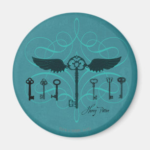 Harry Potter-trollformel Flygande nycklar Magnet