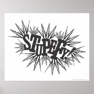 Harry Potter Trollformel Stupefy! Poster