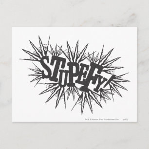 Harry Potter Trollformel Stupefy! Vykort