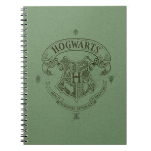 Harry Potter Vapensköld för Hogwarts banderoll Anteckningsbok