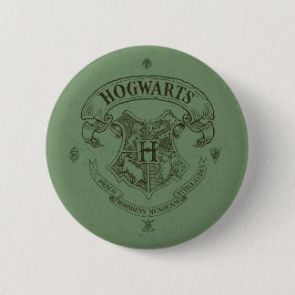 Harry Potter | Vapensköld för Hogwarts banderoll Knapp