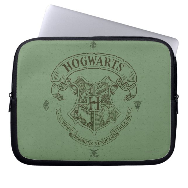 Harry Potter | Vapensköld för Hogwarts banderoll Laptop Sleeve (Framsidan)