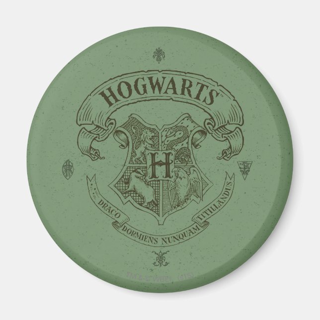 Harry Potter | Vapensköld för Hogwarts banderoll Magnet (Framsidan)
