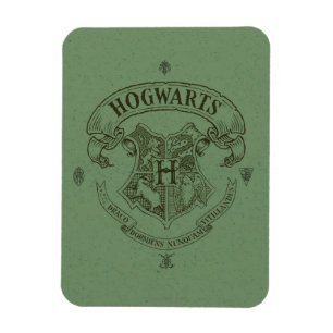 Harry Potter Vapensköld för Hogwarts banderoll Magnet