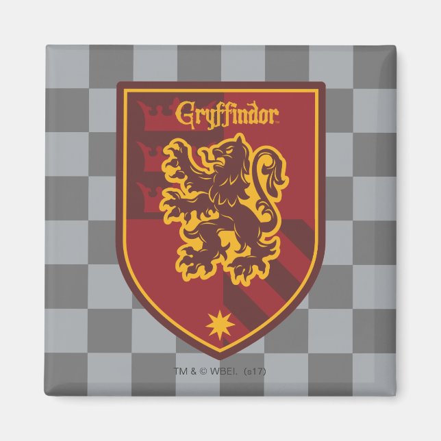 Harry Potter | Vapensköld för Pridet i Gryffindor  Magnet (Framsidan)