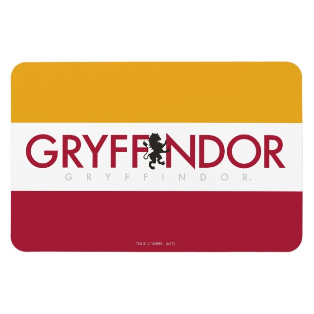 Harry Potter | Vapensköld för Pridet i Gryffindor  Magnet (Horisontell)
