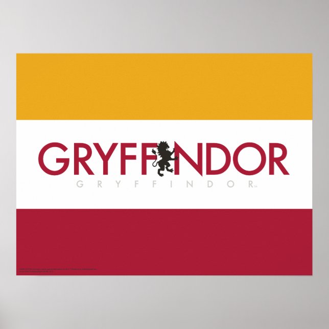 Harry Potter | Vapensköld för Pridet i Gryffindor  Poster (Framsidan)