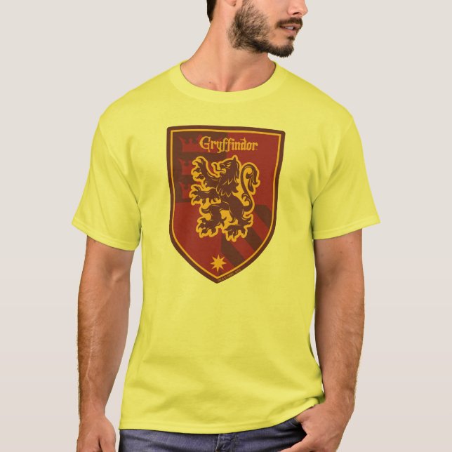 Harry Potter | Vapensköld för Pridet i Gryffindor  Tee Shirt (Framsida)