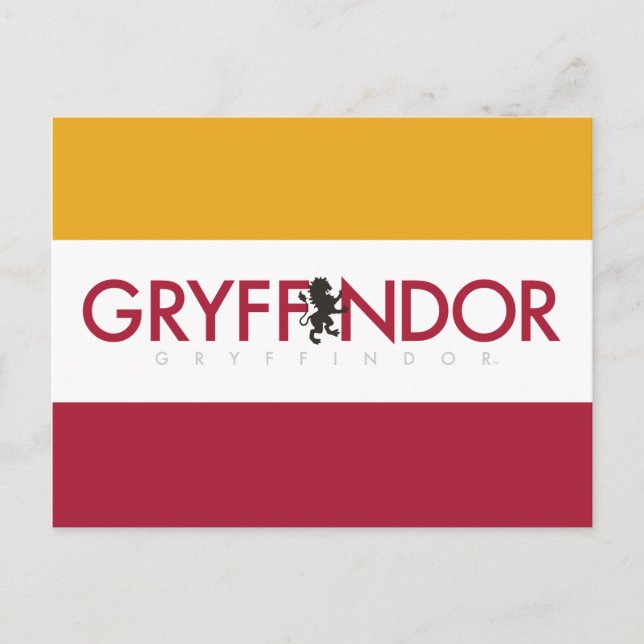 Harry Potter | Vapensköld för Pridet i Gryffindor  Vykort (Framsida)