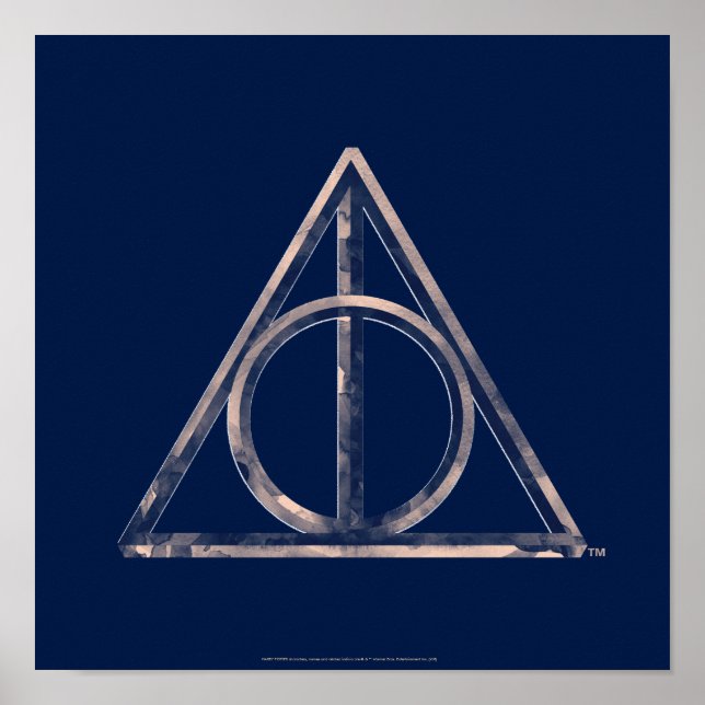 Harry Potter | Vattenfärg för daglig höjd Poster (Framsidan)