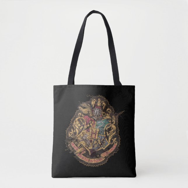 Harry Potter | Vintage Hogwarts Crest Tygkasse (Framsida)