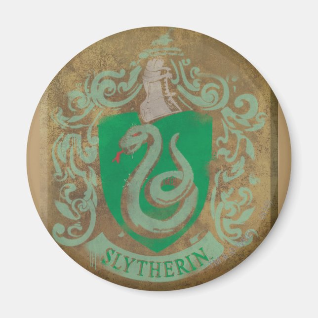 Harry Potter | Vintage Slytherin Magnet (Framsidan)