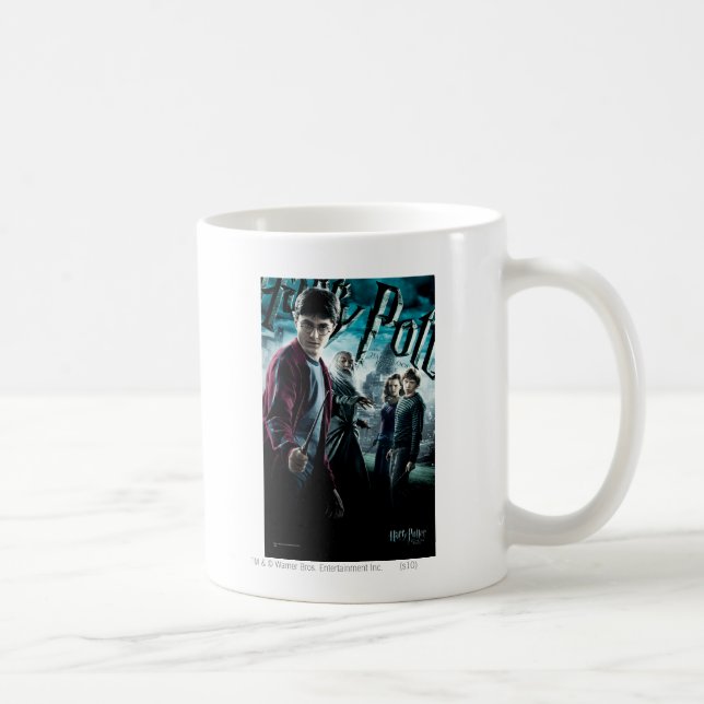 Harry Potter with Dumbledore Ron and Hermione 1 Kaffemugg (Höger)