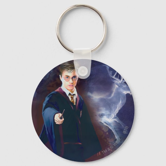 Harry Potters Stag Patronus Nyckelring (Framsida)