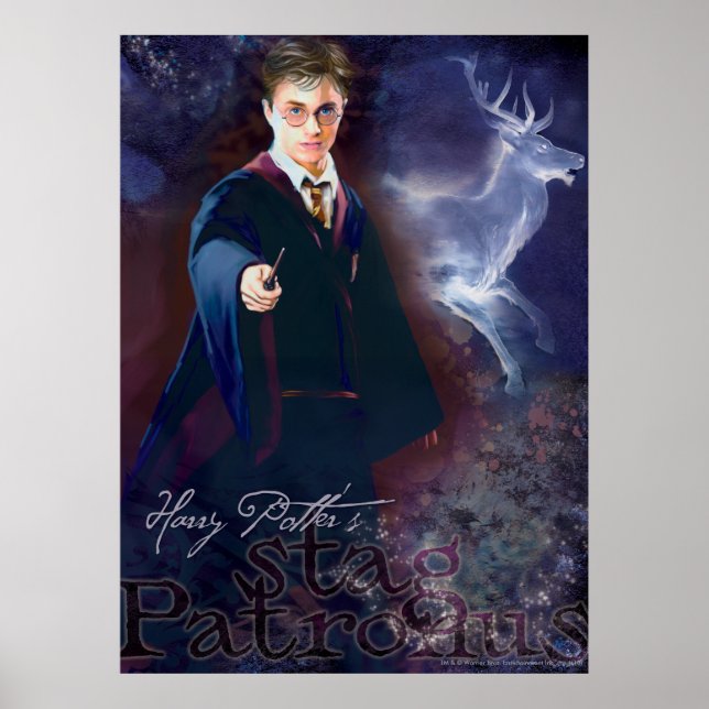 Harry Potters Stag Patronus Poster (Framsidan)