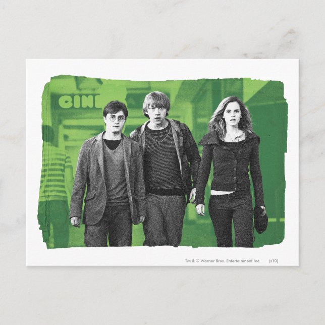 Harry, Ron, and Hermione 1 Vykort (Framsida)