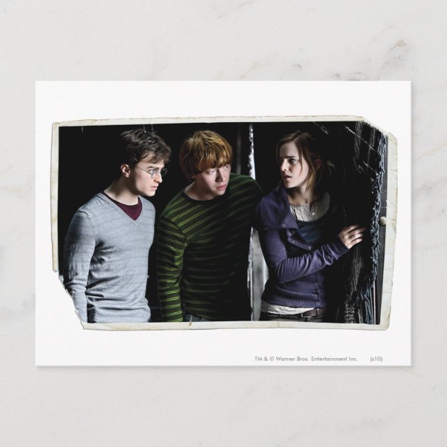 Harry, Ron, and Hermione 4 Vykort (Framsida)