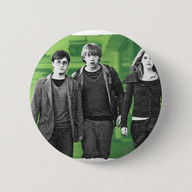Harry, Ron och Hermione 1 Knapp (Framsida)