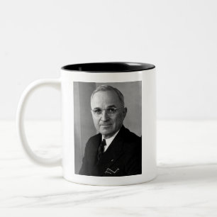 Harry S. Truman 33:e talman Två-Tonad Mugg