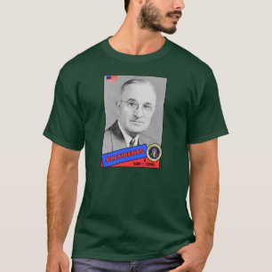Harry S. Truman Basebollkort Tee