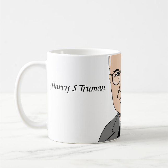 Harry S Truman, Buck stannar här! Kaffemugg (Vänster)