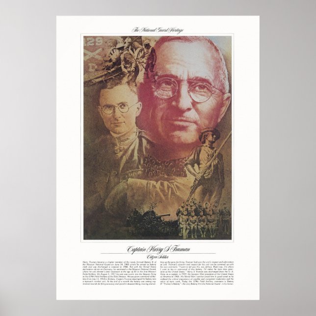 Harry S. Truman Citizen Soldier Poster (Framsidan)