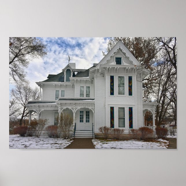 Harry S. Truman Home, Snö, Independence, Missouri Poster (Framsidan)