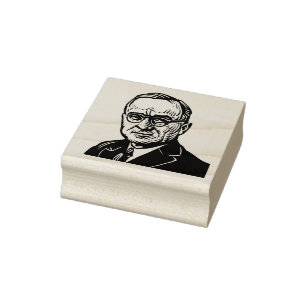 Harry S Truman Rubber Frimärke Stämpel
