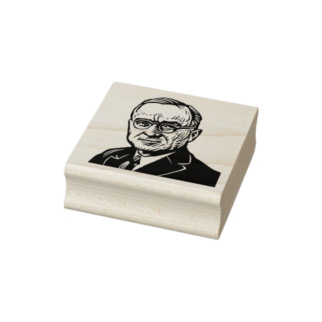 Harry S Truman Rubber Frimärke Stämpel (Stämpel)