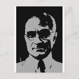 Harry S. Truman siluett Vykort