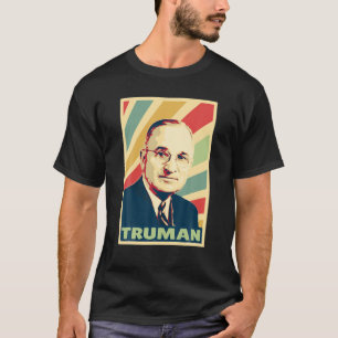 Harry S Truman Vintage Färg T Shirt