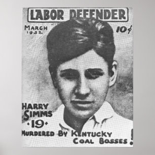 Harry Simms död Poster