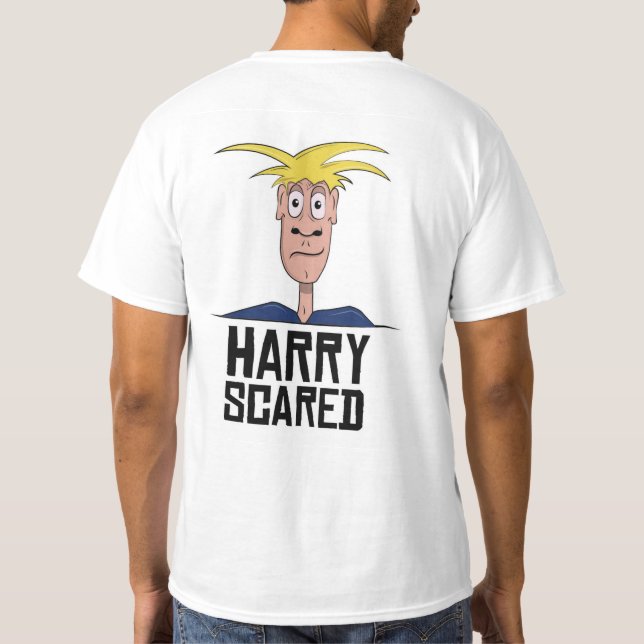 Harry Skrämt White Manar T-Shirt (Baksida)