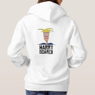 Harry Skrämt Women's White Hoodie T Shirt