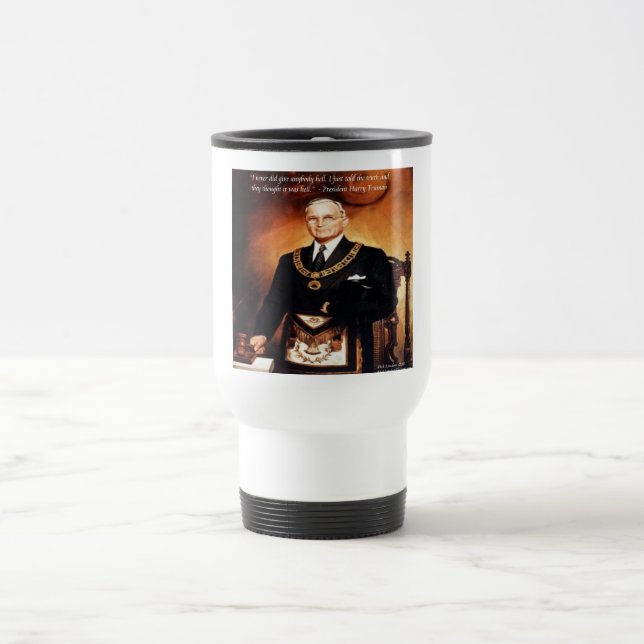 Harry Truman "Gav dem inte helvetet"-citatet Resemugg (Center)