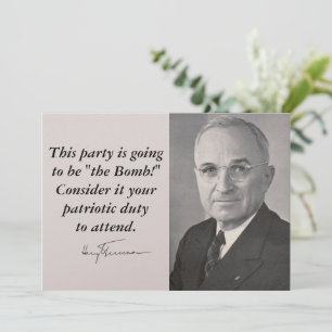 Harry Truman-inbjudan