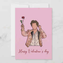 Harry Valentines day Card/ fantjejer/ for fläkt/ h Julkort