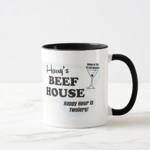 Harrys mugg för kaffe för nötkötthus