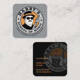 Harry's Music Fyrkantigt Visitkort