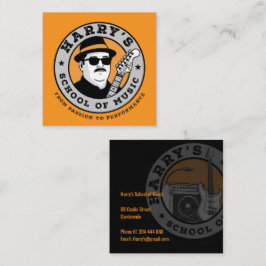 Harry's Music Fyrkantigt Visitkort