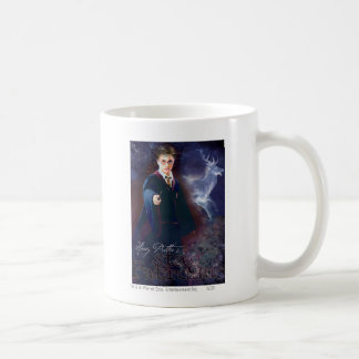 Harrys Potter fullvuxen hankronhjort Patronus Kaffemugg
