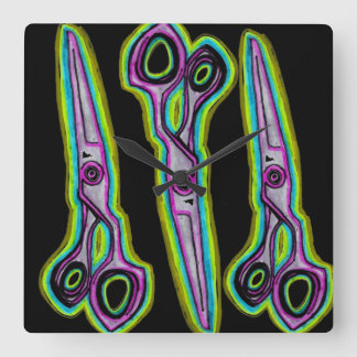 Hårsalongen tar tid på fyrkantig klocka