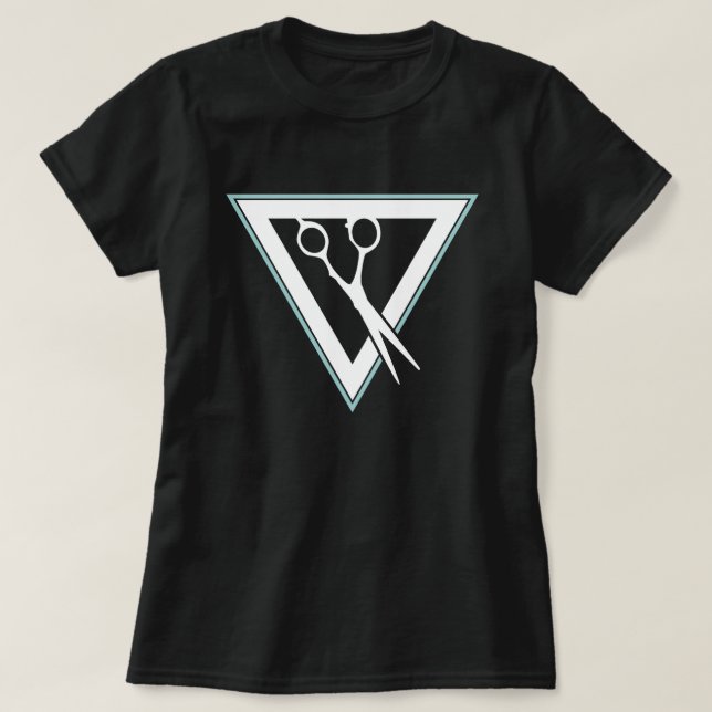 hårsax triangel tee shirt (Design framsida)