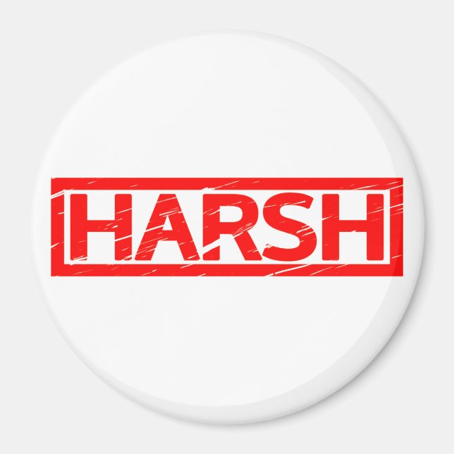 Harsh Frimärke Magnet (Framsidan)